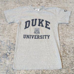 🌸 Duke university college short sleeve t shirt gray grey